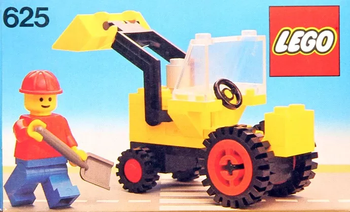 Set LEGO Town 625 Tractor Digger