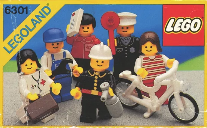 Set LEGO Town 6301 Town Mini-Figures