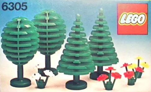 Set LEGO Town 6305 Trees and Flowers