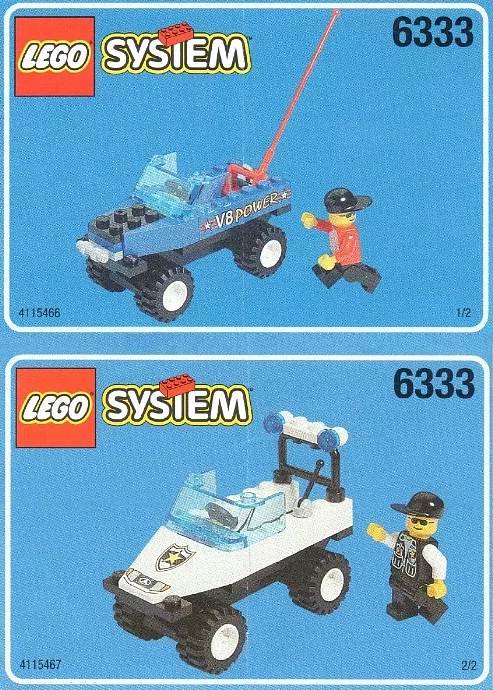 Set LEGO Town 6333 Race and Chase