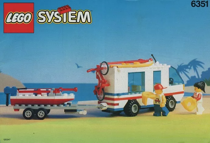 Set LEGO Town 6351 Surf N' Sail Camper