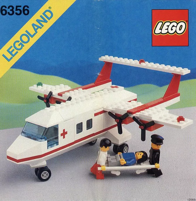 Set LEGO Town 6356 Med-Star Rescue Plane