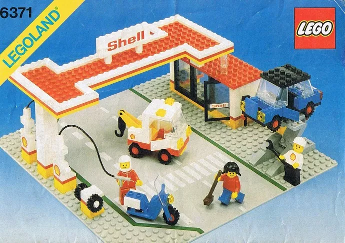 Set LEGO Town 6371 Shell Service Station