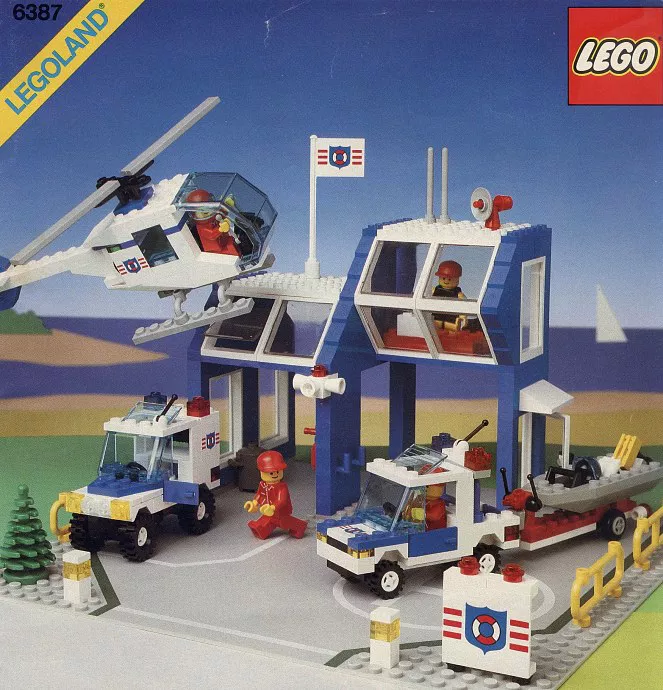 Set LEGO Town 6387 Coastal Rescue Base