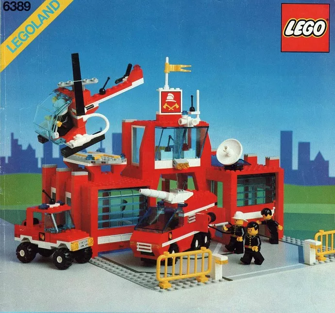 Set LEGO Town 6389 Fire Control Centre