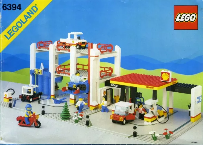 Set LEGO Town 6394 Metro Park & Service Tower