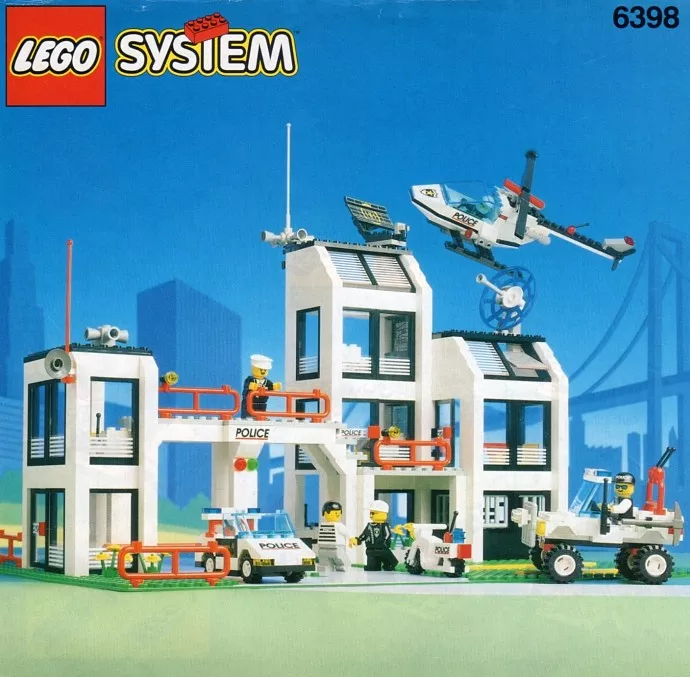 Set LEGO Town 6398 Central Precinct HQ