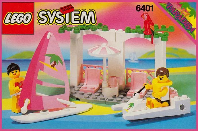 Set LEGO Town 6401 Seaside Cabana