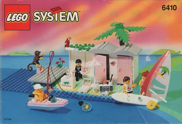 Set LEGO Town 6410 Cabana Beach