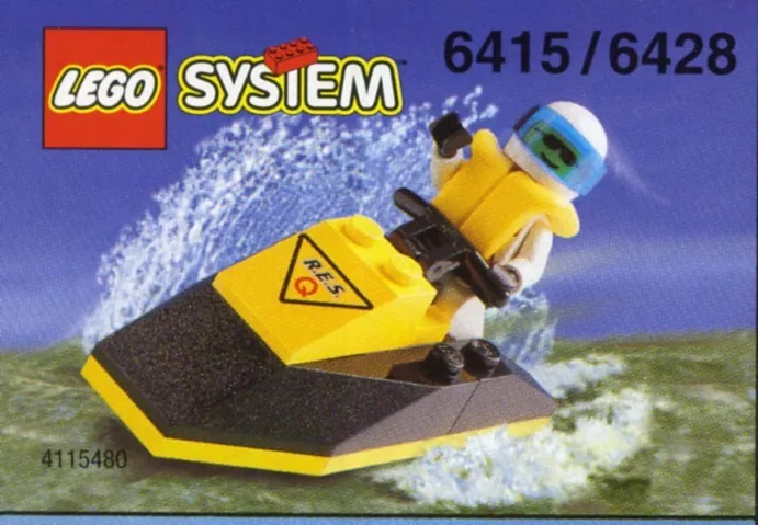 Set LEGO Town 6415 Res-Q Jet-Ski