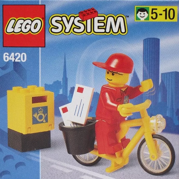 Set LEGO Town 6420 Mail Carrier