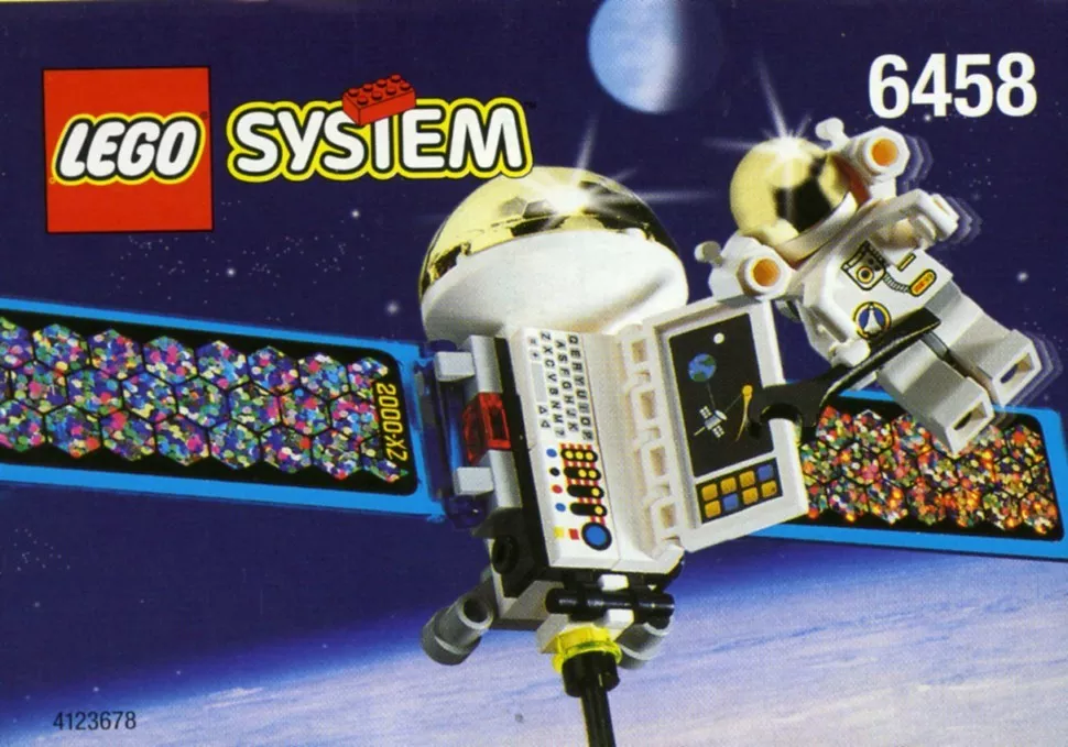 Set LEGO Town 6458 Satellite with Astronaut