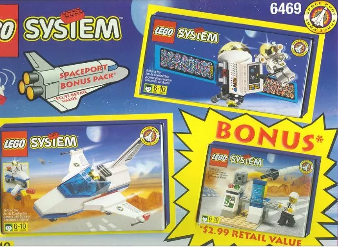 Set LEGO Town 6469 Space Port Value Pack