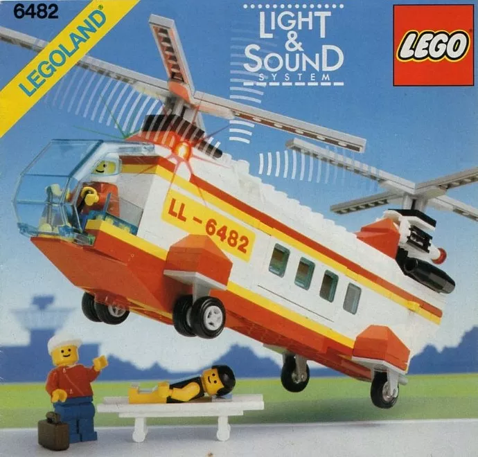 Set LEGO Town 6482 Rescue Helicopter