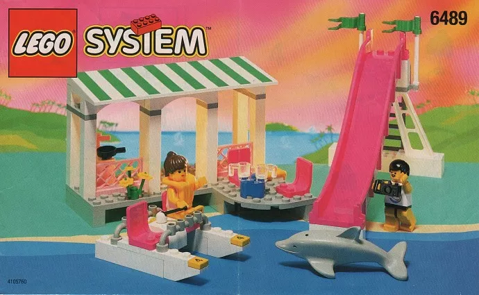Set LEGO Town 6489 Seaside Holiday Cottage