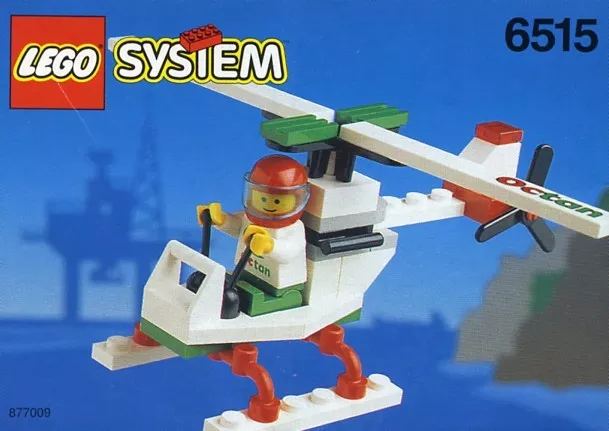 Set LEGO Town 6515 Stunt Copter