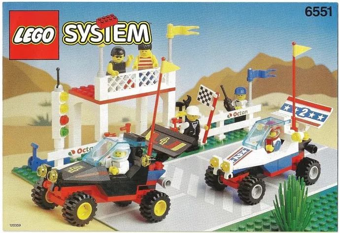 Set LEGO Town 6551 Checkered Flag 500