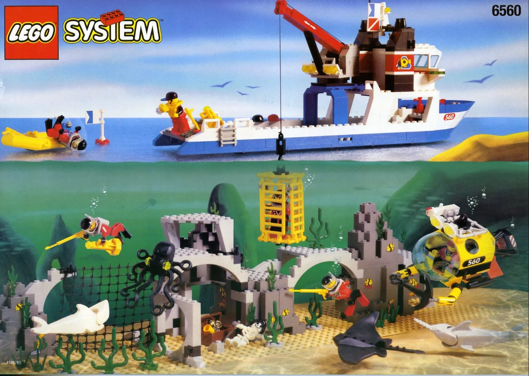 Set LEGO Town 6560 Diving Expedition Explorer