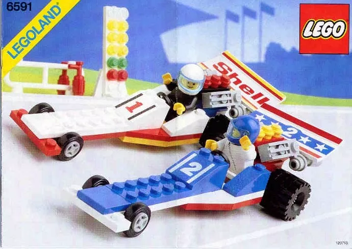 Set LEGO Town 6591 Nitro-Dragsters
