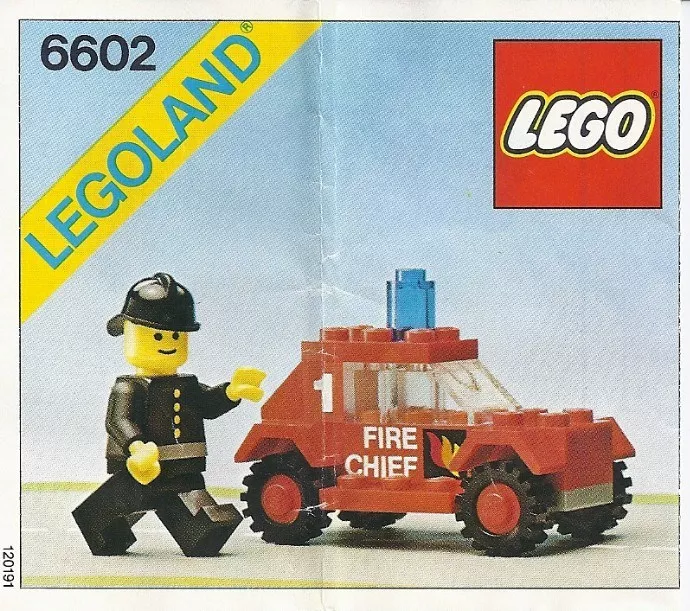 Set LEGO Town 6602 Fire Unit I