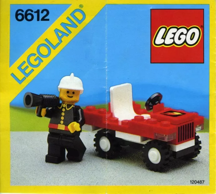 Set LEGO Town 6612 Fire Chief's Car