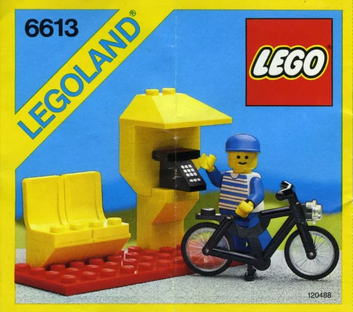 Set LEGO Town 6613 Telephone Booth