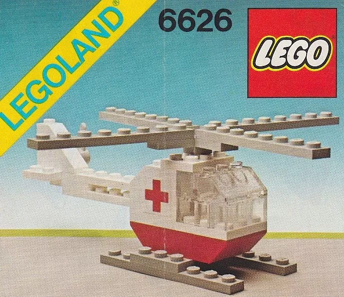 Set LEGO Town 6626 Rescue Helicopter
