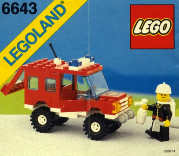 Set LEGO Town 6643 Fire Chief's Truck