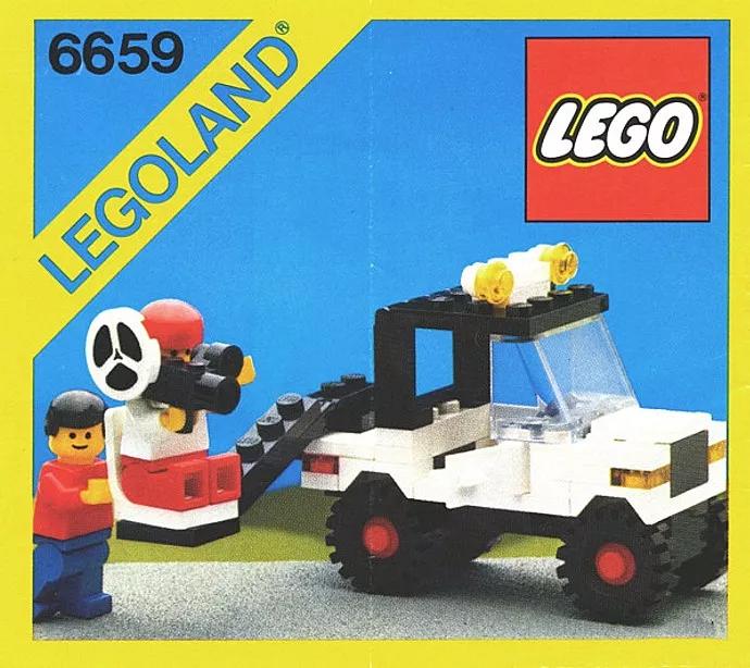 Set LEGO Town 6659 TV Camera Crew