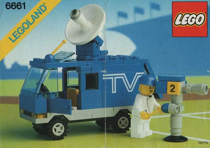 Set LEGO Town 6661 Mobile TV Studio