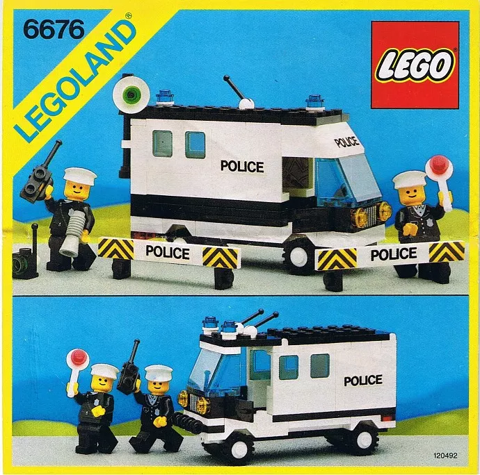 Set LEGO Town 6676 Mobile Command Unit