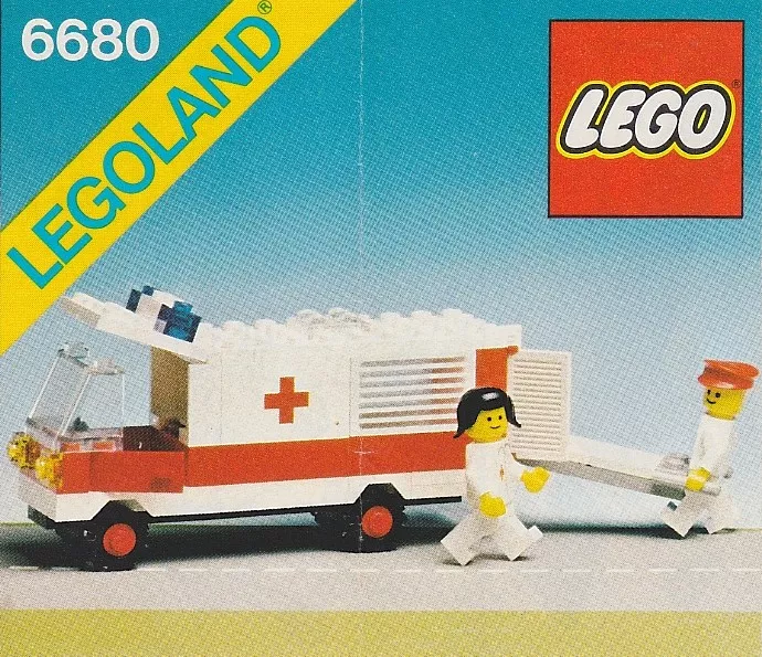Set LEGO Town 6680 Ambulance