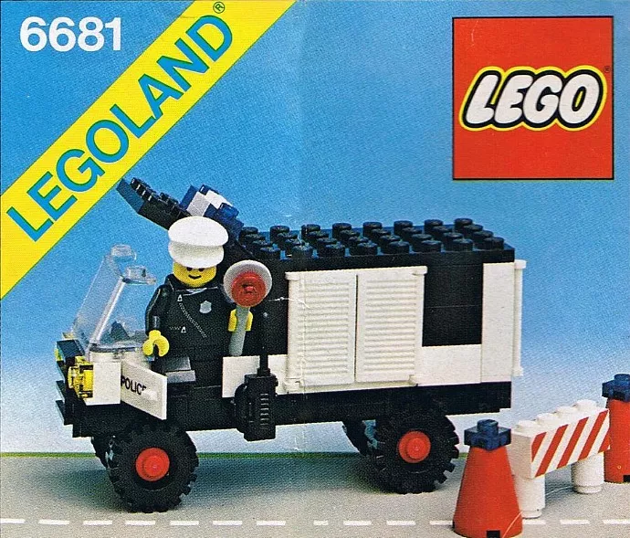 Set LEGO Town 6681 Police Van