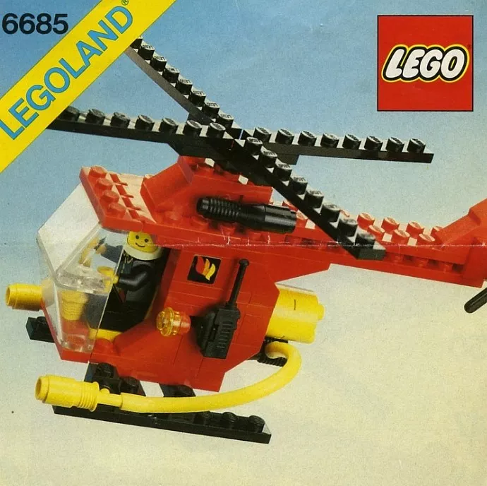Set LEGO Town 6685 Fire Copter 1