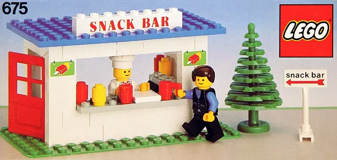 Set LEGO Town 675 Snack Bar