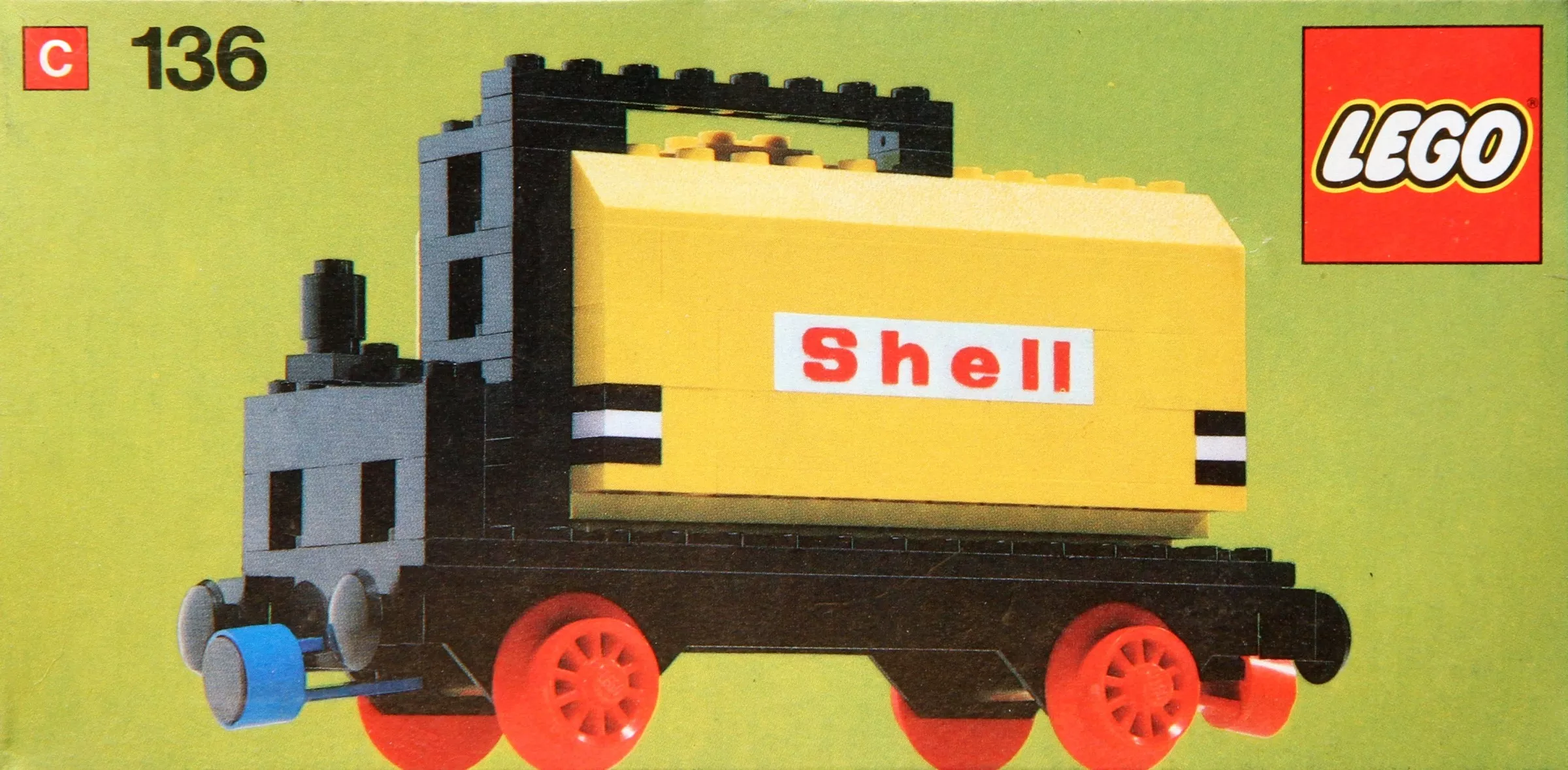 Set LEGO Trains 136 Tanker Wagon