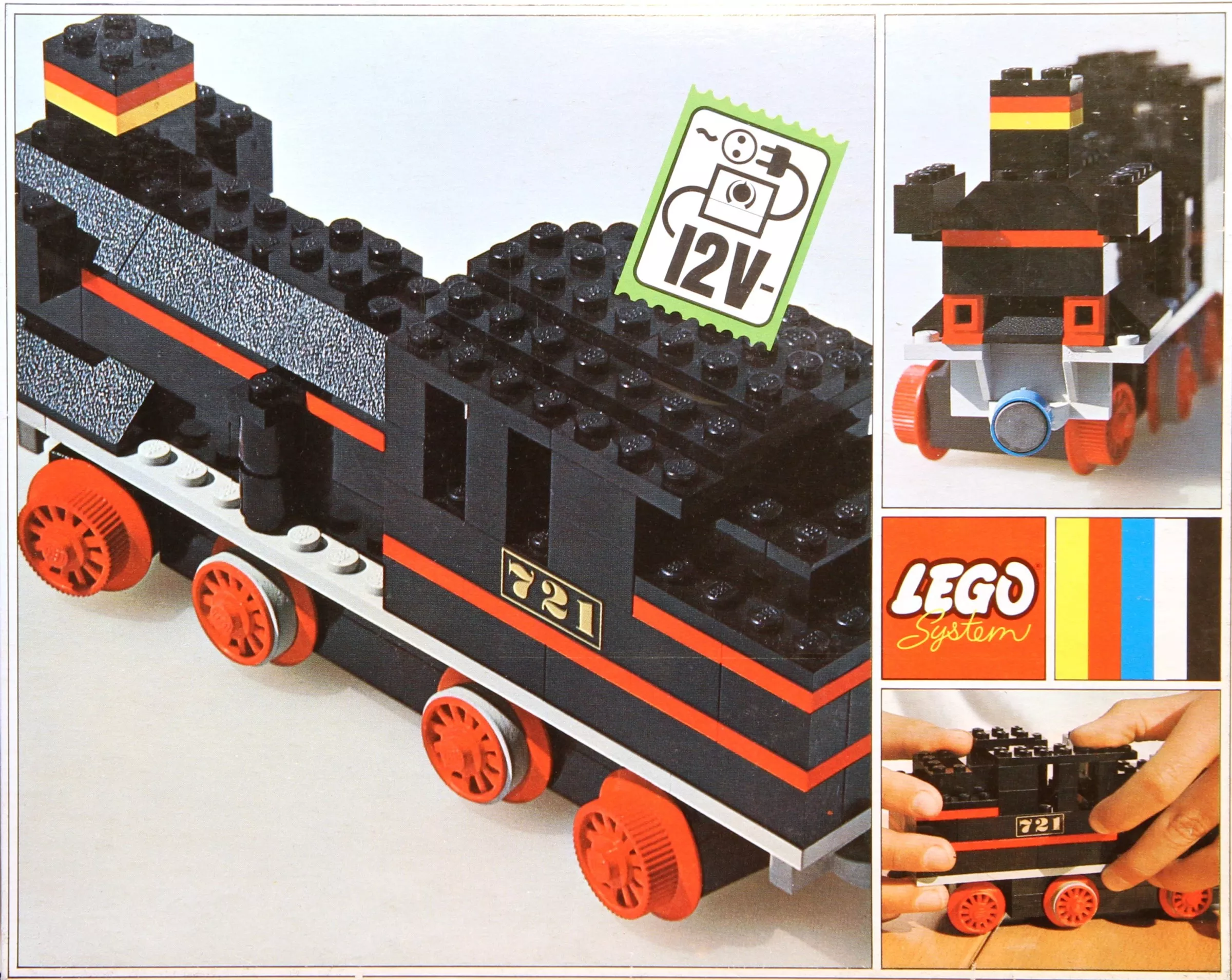 Set LEGO Trains 721 Steam Locomotive