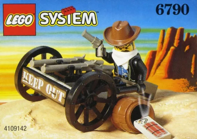 Set LEGO Western 6790 Bandit with Gun