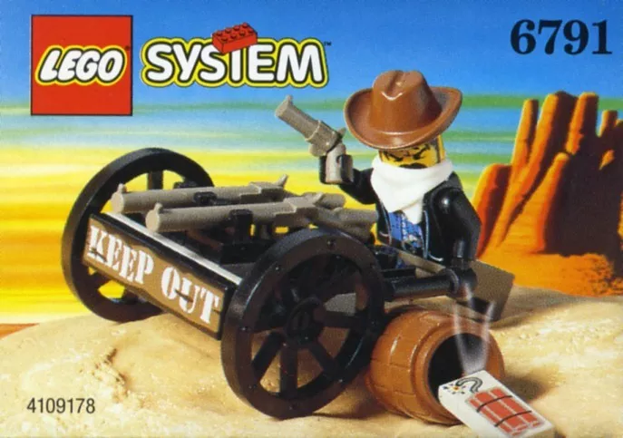 Set LEGO Western 6791 Bandit's Wheelgun