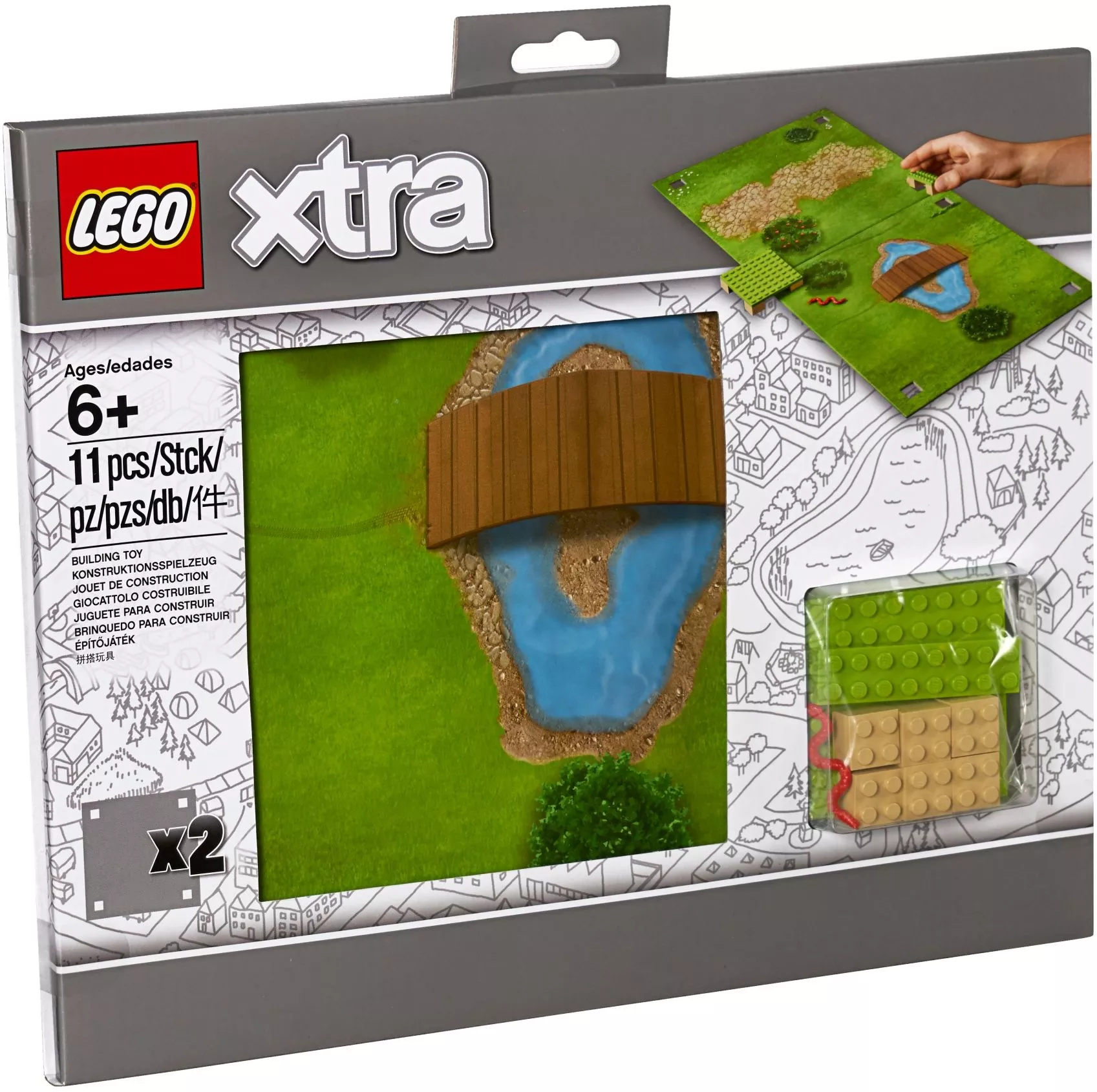 Set LEGO Xtra 853842 Park Playmat