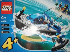 Set LEGO 4 Juniors 4669 Turbo-Charged Police Boat