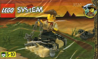 Set Lego Adventurers 3020 Jones' Raft