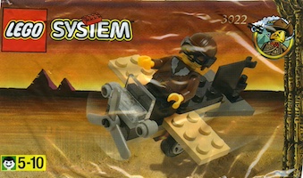 Set Lego Adventurers 3022 Harry Cane's Airplane