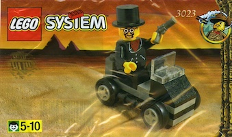 Set Lego Adventurers 3023 Sly Boot's Car