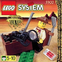 Set Lego Adventurers 5900 Adventurer - Johnny Thunder