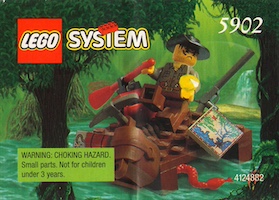 Set Lego Adventurers 5902 River Raft