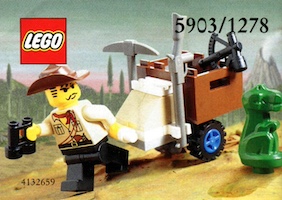 Set Lego Adventurers 5903 Johnny Thunder and Baby T