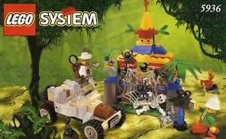 Set Lego Adventurers 5936 Spider's Secret