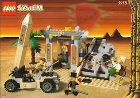 Set Lego Adventurers 5958 Mummy's Tomb