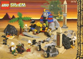 Set Lego Adventurers 5978 Sphinx Secret Surprise